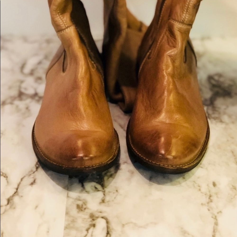 Light Tan Frye Shirley over the Knee Boots (9)